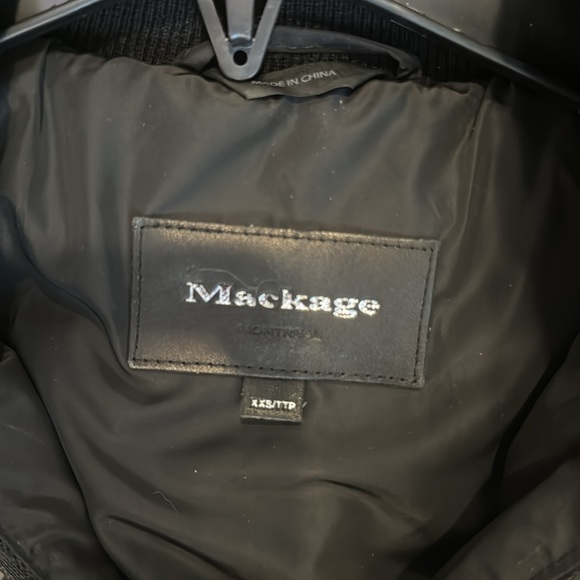 NEW BLACK ADALI MACKAGE COAT XXS - Picture 2 of 9